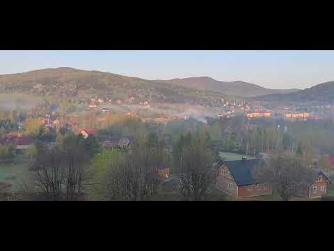 Wysowa Zdrój - panorama z sanatorium Glinik