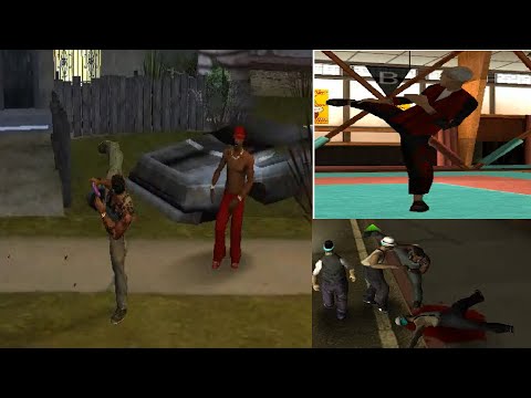 Learning a tekwando or karate in gta sanandreas