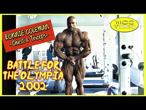 Ronnie Coleman - Chest & Triceps - Battle For The Olympia 2002 DVD