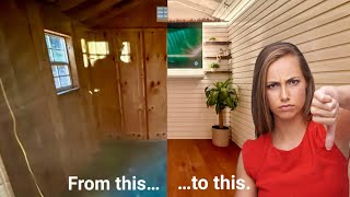 I spent 4 months building a She Shed for my wife and she hates it