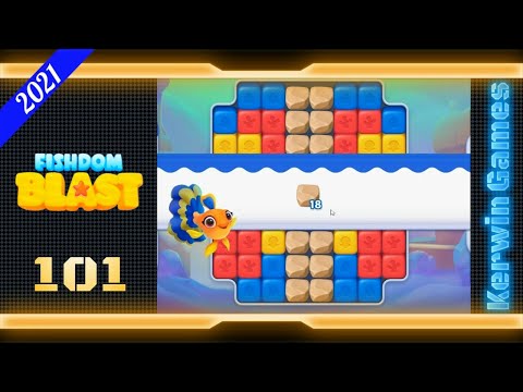 Fishdom Blast Level 101 - No Boosters - 30 moves (2021)