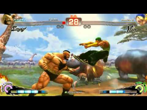 SSF4 AE: Itabashi (Zangief) vs Xian (Yun) - Godsgarden 4 Pools