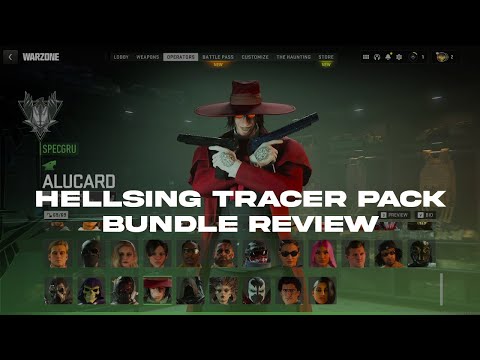 HELLSING TRACER BUNDLE REVIEW! ALUCARD IN WARZONE 2 SEASON 6!?! 🤯 #wz2 #mwii