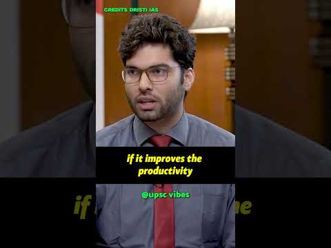 automation or manual labour - Shreyans Kumat #shreyans #upsc #shorts