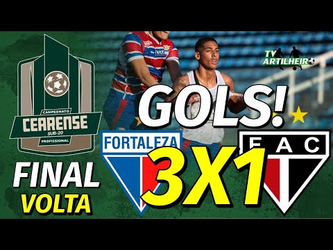 [Cearense S20 '25] Final | Volta | Fortaleza 3 X 1 Ferroviário | GOLS! | TV ARTILHEIRO