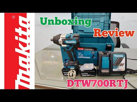 Makita DTW700RTJ Akumuliatorinis smūginis veržliasukis 18V, 2x5,0Ah Li-ion, 700/1000 Nm, 1/2", LED, MAKPACK video