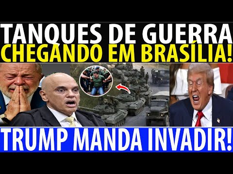 COMBOIO DE TANQUES DO EXÉRCITO INDO PARA BRASILIA HOJE  DENUNCIA DE ESCOLTA AO MADURO