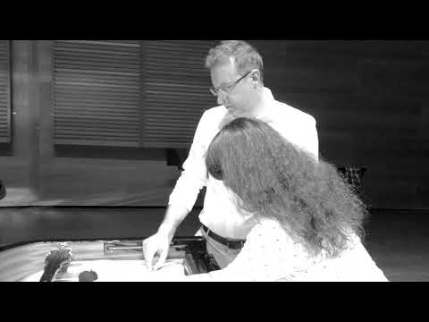 Amoria rehearsals premiere - Katia Marielle Labèque, Carlos Mena, Hegiak