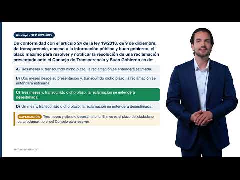 Tema 13: Gobierno abierto y transparencia — los artículos que más caen, con el texto literal del BOE