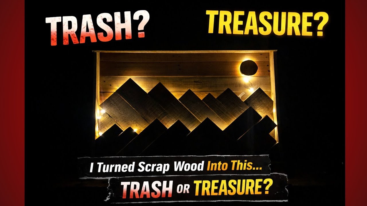 I Turned Scrap Wood Into This… Trash or Treasure?