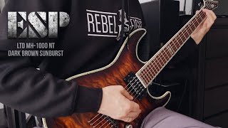 Video thumbnail for ESP LTD MH-1000 NT Dark Brown Sunburst | Seymour Duncan SH-4 JB by Victor Kovalchuk (Vic Audio)