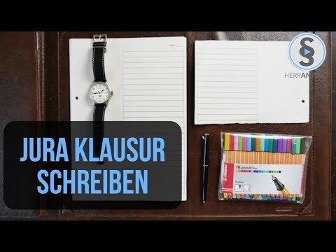 Jura Klausur schreiben für Anfänger - So fängt man an - Juraklausur Technik Tutorial | Herr Anwalt