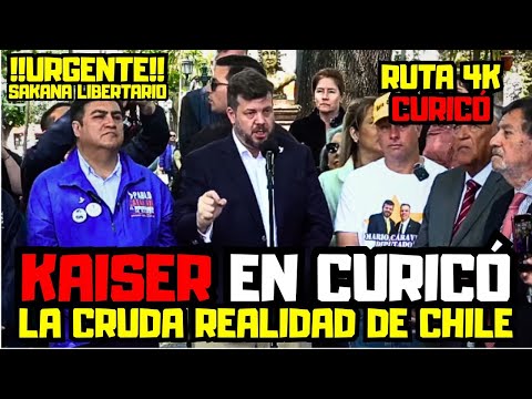 ¡KAISER EN EL MAULE! 🤯 Punto de Prensa en Curicó. El Mensaje Que Preocupa a Boric. 🚨