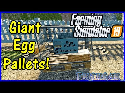 Let's Play Farming Simulator 19 #62: New Giant Eggs Pallets!