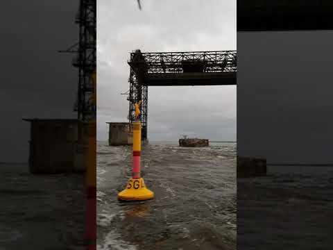 Eisenbahn Hub Brücke Karnin Insel Usedom