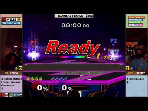 Melee @ Verdugo West #177 Winners Finals - Franz vs Fiction (Falco)