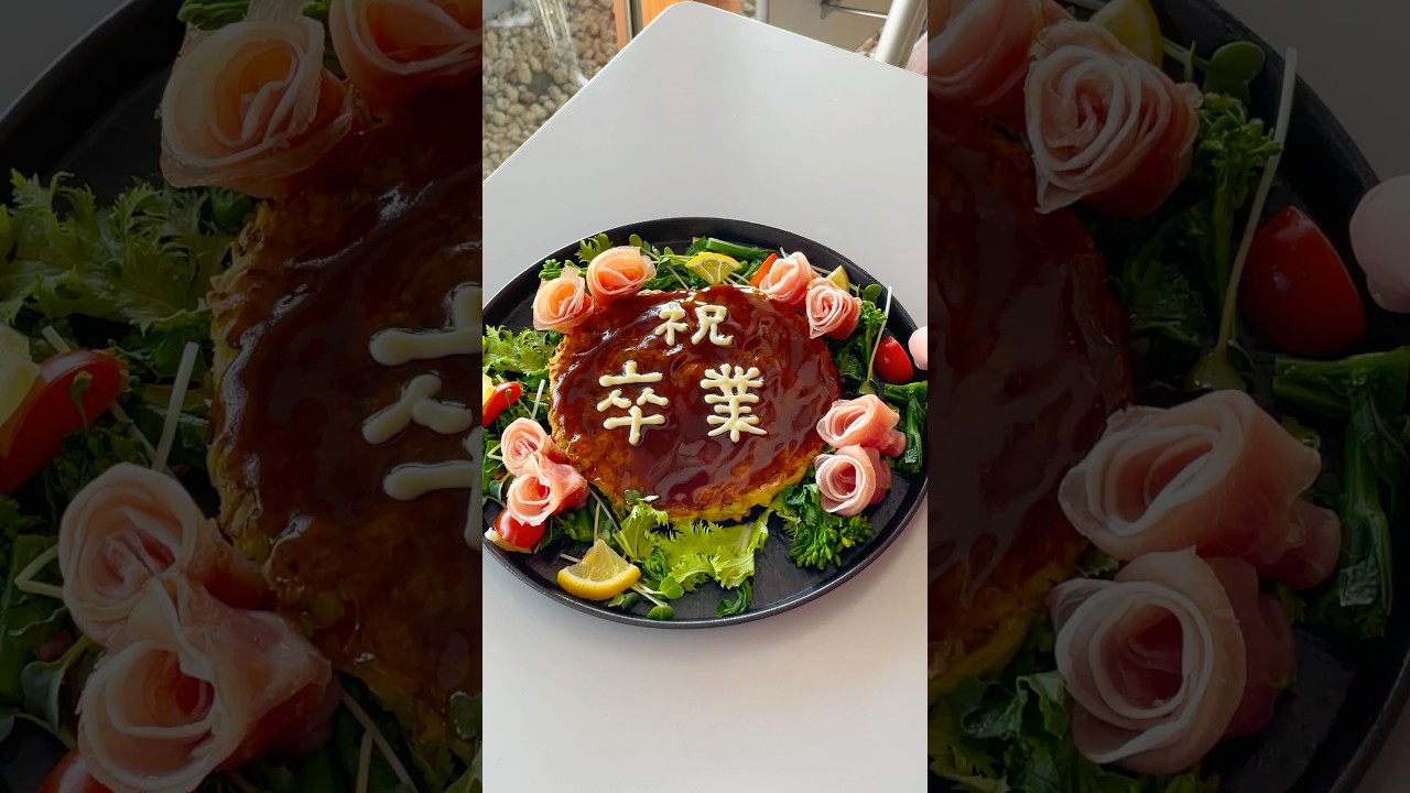 祝🎊卒業！オコアートで書いてみました🌸 #shorts