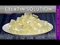 How To Make Gelatin Solution | Kosher Pastry Chef