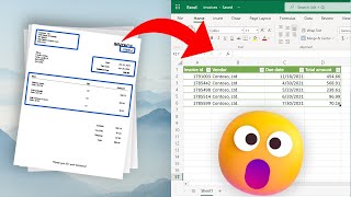 How to automate invoice data copy to Excel in 1 minute