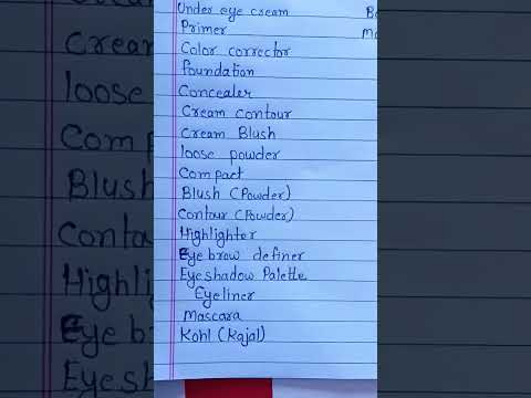 Bridal makeup kit list #makeup #makeupessential #bridalmakeup #brideessentials