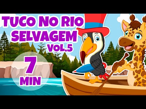 Tuco no Rio Selvagem Vol. 5 - Giramille 7 min | Desenho Animado Musical