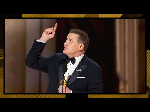 Thumbnail of the video: Brendan Fraser Wins Best Actor in a Leading Role for 'The Whale' | 95th Oscars (2023)