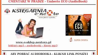 CMENTARZ w PRADZE - Umberto Eco (AudioBook) - Kryminał (Książka Audio Mp3)