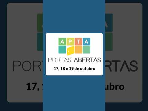 A 4ª edição do Apta Portas Abertas chegou! 📣