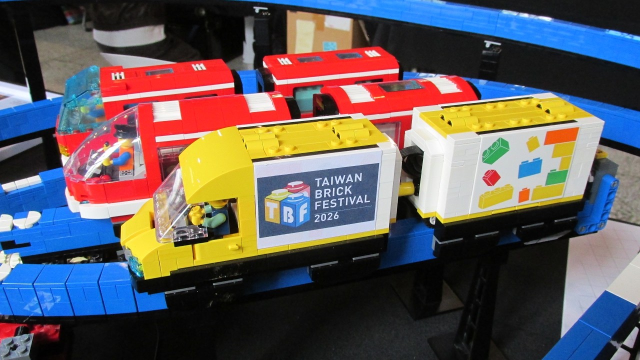 Lego mini Monorail in Taiwan Brick Festival 2026