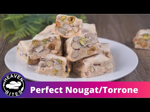 Finally, I found how to make Perfect Nougat, this Italian Torrone Recipe is great for Holiday sweet