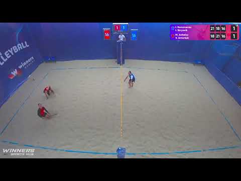 15:10 I. Romanenko / I. Skrynnik - M. Anhelov / V. Antoniuk 27.08.2022 | Winners Beach Volleyball