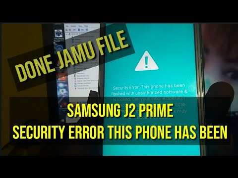Samsung J2 Prime Securiry Error.Flash File Jamu 4 File