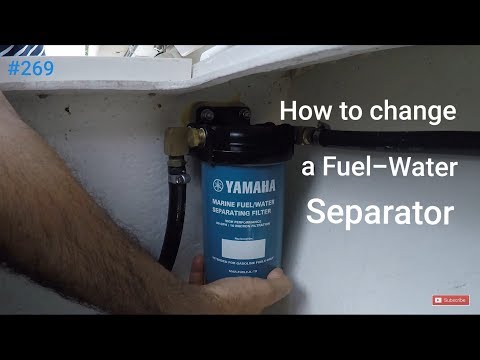 How to change a fuel-water separator in a Yamaha Outboard Motor Crooked Pilothouse