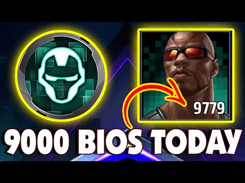 How I Farm 9000 Bios Today - The Best Way To Farm Biometrics - MARVEL Future Fight