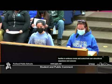 2022-03-15 Board of Education Regular Meeting