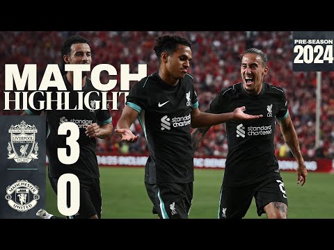 HIGHLIGHTS: Liverpool 3-0 Manchester United | Sell-out crowd for USA Tour win