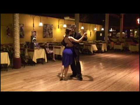  Trinidad Garbo  and  Silvio La Via  are  dancing  to  the  tango  "  Remolino  "