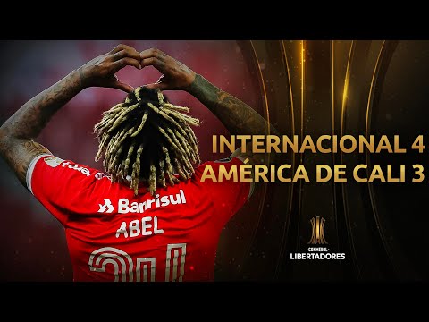 Gols e lances de Internacional x América de Cali