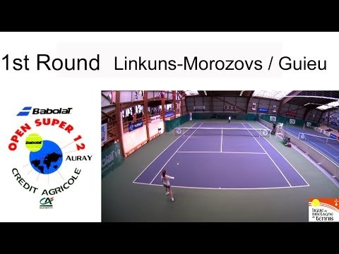 Victory of Guieu (FRA) over Linkuns-Morozovs (LAT)  Open Super 12 Auray - Boys 1st Round