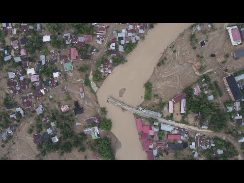 Drone footage of flood damage in Aceh as Indonesia steps up response | AFP