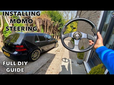 HOW TO INSTALL A MOMO AFTERMARKET STEERING WHEEL *EASY*
