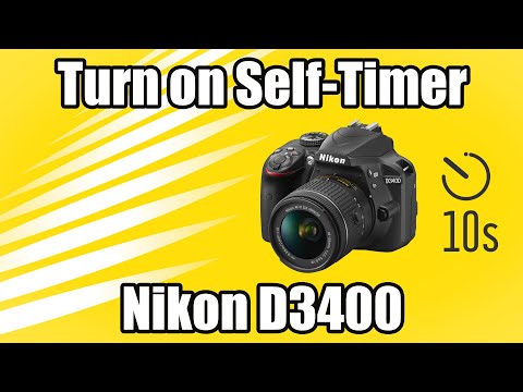 How to turn on the Self-Timer on the Nikon D3400