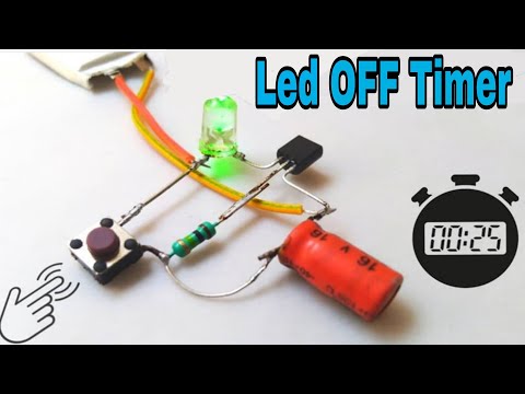 simple delay timer circuit | 60 second delay |
