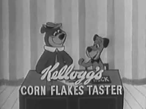 Circa 1959/1960 Kellogg's Corn Flakes Commercial: Panel (feat. Huckleberry Hound and Friends)
