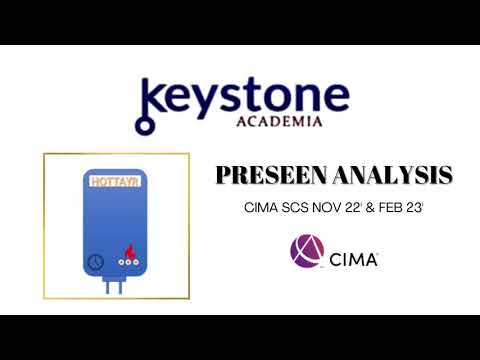 CIMA - Strategy Case study November 2022 | Preseen analysis | Keystoneacademia | HOTTAYR