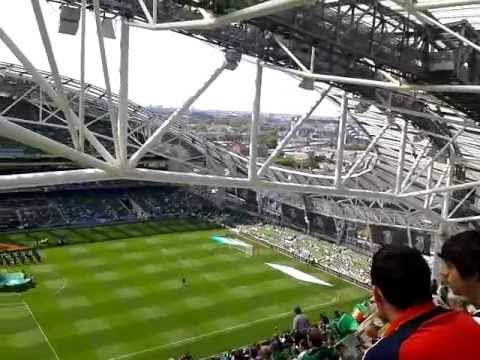 Aviva Stadium before Ireland vs Bosnia international friendly 26/05/12