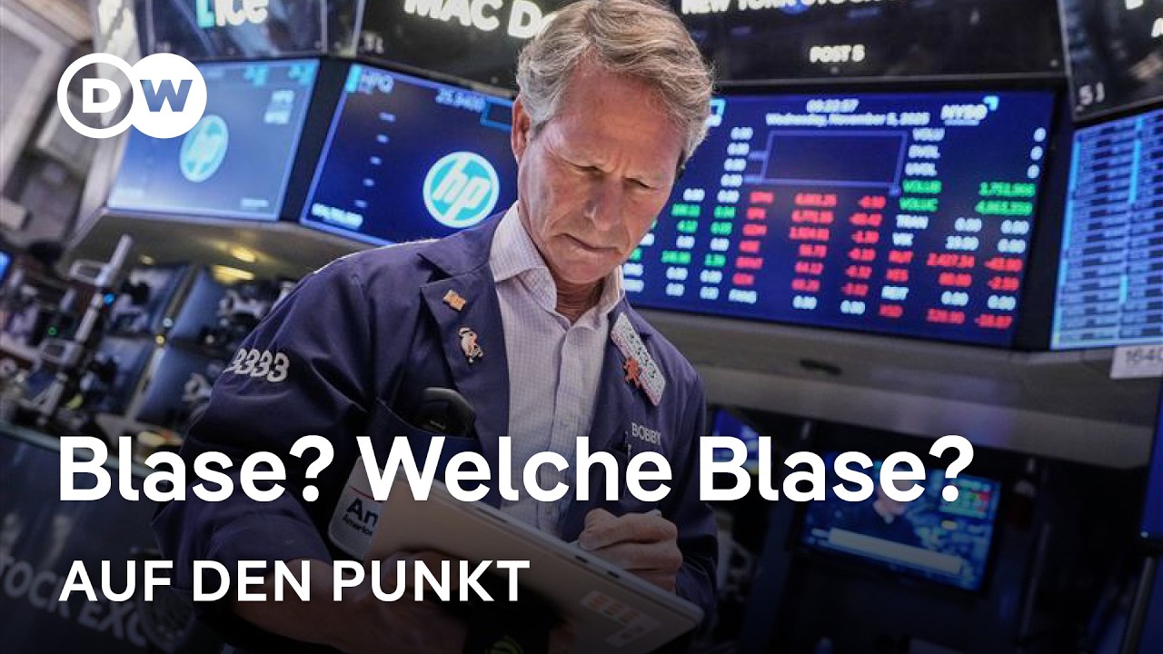 Börsenhype trotz Wirtschaftsflaute: Wann kommt der Crash | Auf den Punkt