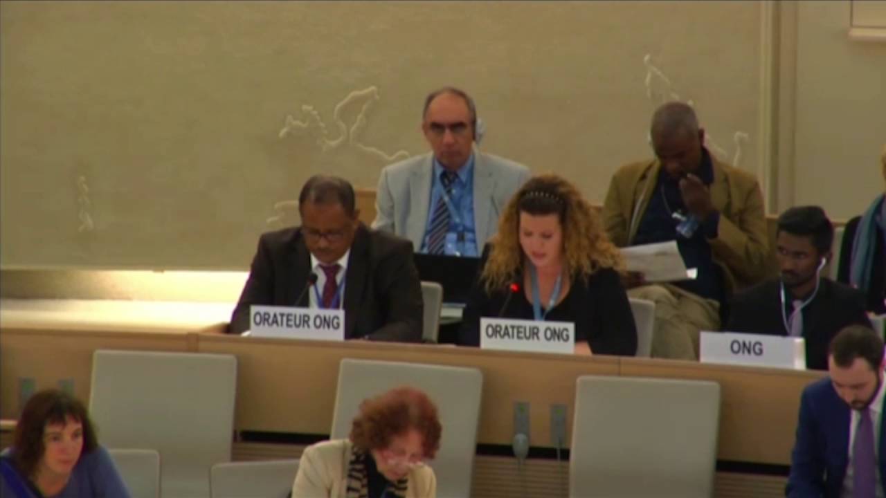 HRC33: Item 6, UPR adoption of Sudan - Leila Swan