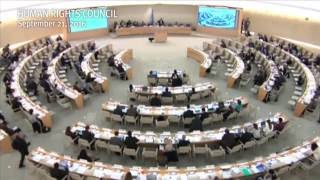 HRC33: Item 6, UPR adoption of Sudan - Leila Swan
