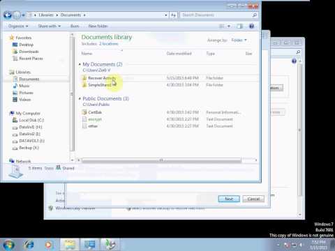 MCTS Activity 12-3: Backup User Data Files